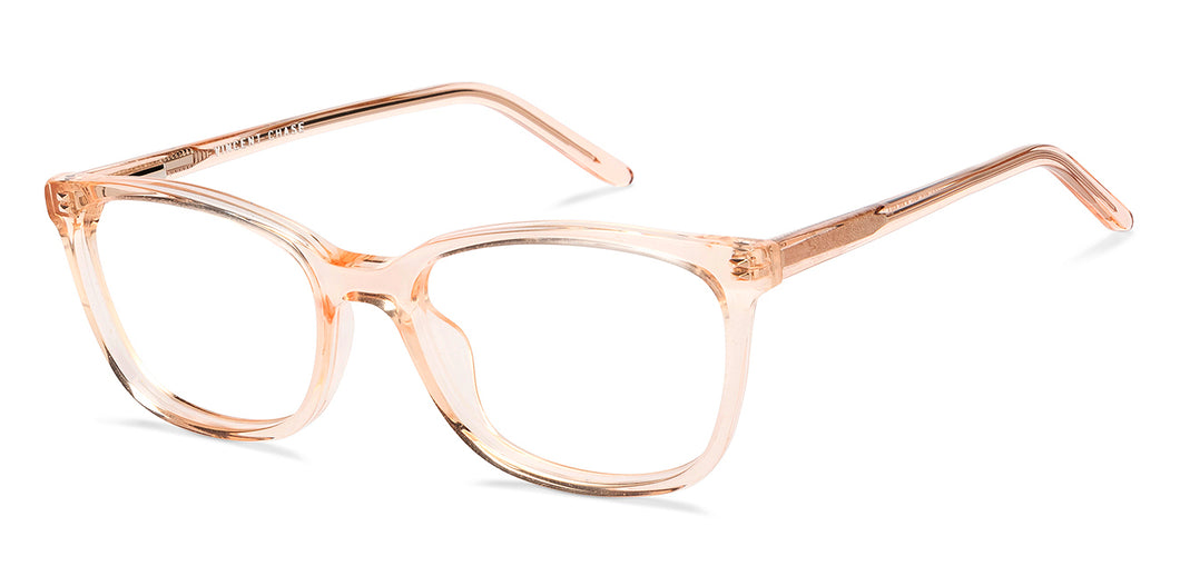Pink Rectangle Full Rim Women Eyeglasses by Vincent Chase-210271