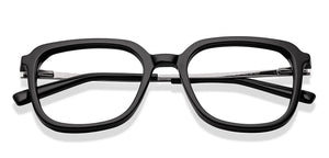Black Geometric Full Rim Unisex Eyeglasses by Vincent Chase-228301