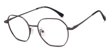 Load image into Gallery viewer, Gunmetal Geometric Full Rim Unisex Eyeglasses by Vincent Chase-218986