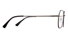 Load image into Gallery viewer, Gunmetal Geometric Full Rim Unisex Eyeglasses by Vincent Chase-218986
