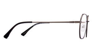 Gunmetal Geometric Full Rim Unisex Eyeglasses by Vincent Chase-218986