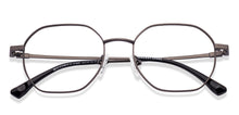 Load image into Gallery viewer, Gunmetal Geometric Full Rim Unisex Eyeglasses by Vincent Chase-218986