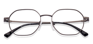 Gunmetal Geometric Full Rim Unisex Eyeglasses by Vincent Chase-218986