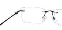 Load image into Gallery viewer, Blue Rectangle Rimless Unisex Eyeglasses by Vincent Chase Online-201316