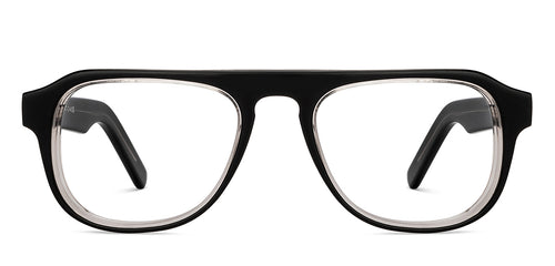 Black Aviator Full Rim Unisex Eyeglasses by Vincent Chase-204471