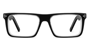 Black Rectangle Full Rim Unisex Eyeglasses by Vincent Chase Online-204474