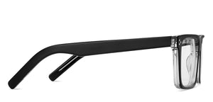 Black Rectangle Full Rim Unisex Eyeglasses by Vincent Chase Online-204474