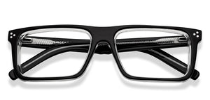 Black Rectangle Full Rim Unisex Eyeglasses by Vincent Chase Online-204474