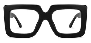 Black Square Full Rim Unisex Eyeglasses by Vincent Chase-206572