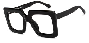 Black Square Full Rim Unisex Eyeglasses by Vincent Chase-206572