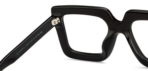Black Square Full Rim Unisex Eyeglasses by Vincent Chase-206572