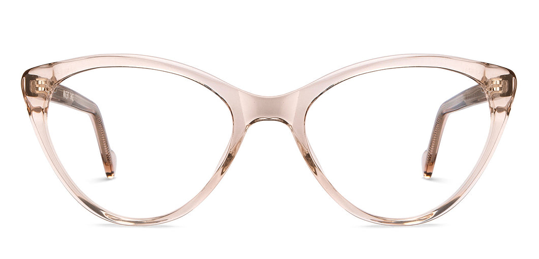 Transparent Cat Eye Full Rim Women Zero Power Screen Glasses by Lenskart BLU Screen Glasses-206654