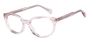 Pink Transparent Round Full Rim Women Eyeglasses by Vincent Chase-206656