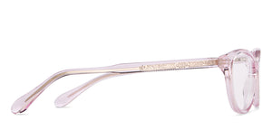 Pink Transparent Round Full Rim Women Eyeglasses by Vincent Chase-206656