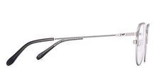 Load image into Gallery viewer, Silver Geometric Full Rim Unisex Eyeglasses by Vincent Chase-224216
