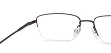 Load image into Gallery viewer, Black Rectangle Half Rim Unisex Eyeglasses by Vincent Chase-207968