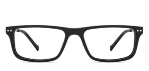 Black Rectangle Full Rim Unisex Eyeglasses by Vincent Chase Online-208239