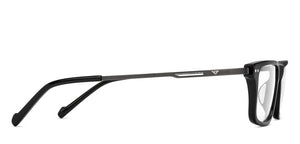 Black Rectangle Full Rim Unisex Eyeglasses by Vincent Chase Online-208239