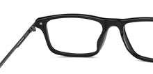 Load image into Gallery viewer, Black Rectangle Full Rim Unisex Eyeglasses by Vincent Chase Online-208239