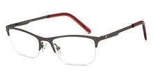 Load image into Gallery viewer, Gunmetal Cat Eye Half Rim Women Eyeglasses by Vincent Chase-208981