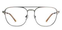 Load image into Gallery viewer, Gunmetal Square Full Rim Unisex Eyeglasses by Vincent Chase-212870