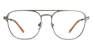 Gunmetal Square Full Rim Unisex Eyeglasses by Vincent Chase-212870
