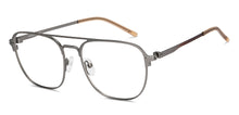 Load image into Gallery viewer, Gunmetal Square Full Rim Unisex Eyeglasses by Vincent Chase-212870