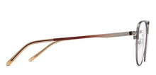 Load image into Gallery viewer, Gunmetal Square Full Rim Unisex Eyeglasses by Vincent Chase-212870