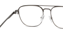Load image into Gallery viewer, Gunmetal Square Full Rim Unisex Eyeglasses by Vincent Chase-212870