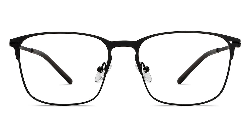 Black Square Full Rim Unisex Eyeglasses by Vincent Chase-212873