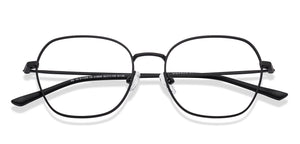 Black Geometric Full Rim Unisex Eyeglasses by Vincent Chase-219555