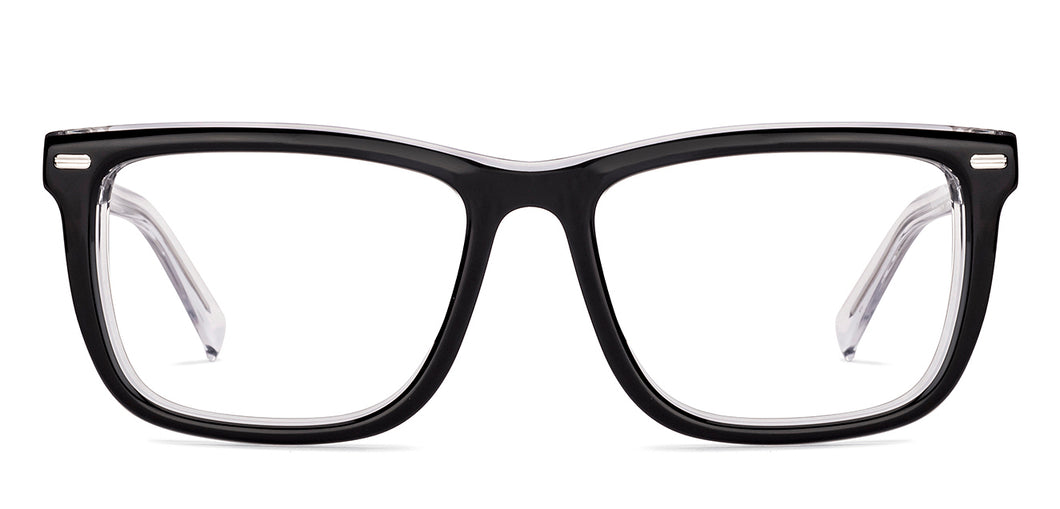 Transparent Square Full Rim Unisex Eyeglasses by Vincent Chase-227036