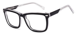 Transparent Square Full Rim Unisex Eyeglasses by Vincent Chase-227036