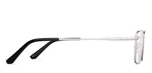 Gunmetal Rectangle Full Rim Unisex Eyeglasses by Vincent Chase Online-232038