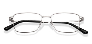 Gunmetal Rectangle Full Rim Unisex Eyeglasses by Vincent Chase Online-232038