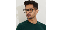 Load image into Gallery viewer, Black Square Full Rim Unisex Eyeglasses by Vincent Chase-233701
