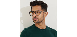 Black Square Full Rim Unisex Eyeglasses by Vincent Chase-233701