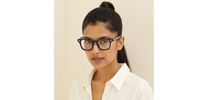 Black Square Full Rim Unisex Eyeglasses by Vincent Chase-233701