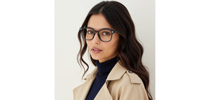 Dark Grey Square Full Rim Unisex Eyeglasses by Vincent Chase-233702
