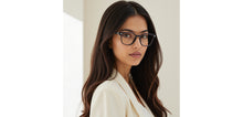 Load image into Gallery viewer, Dark Grey Square Full Rim Unisex Eyeglasses by Vincent Chase-233702