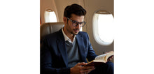 Load image into Gallery viewer, Dark Grey Square Full Rim Unisex Eyeglasses by Vincent Chase-233702