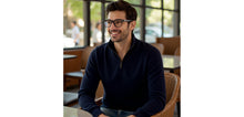 Load image into Gallery viewer, Dark Grey Square Full Rim Unisex Eyeglasses by Vincent Chase-233702