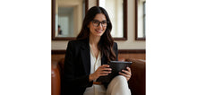 Load image into Gallery viewer, Dark Grey Square Full Rim Unisex Eyeglasses by Vincent Chase-233702