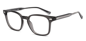 Dark Grey Square Full Rim Unisex Eyeglasses by Vincent Chase-233702