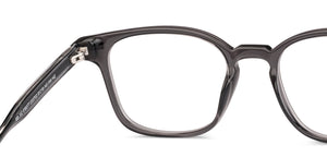 Dark Grey Square Full Rim Unisex Eyeglasses by Vincent Chase-233702