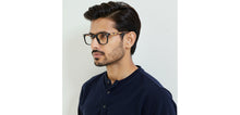 Load image into Gallery viewer, Black Rectangle Full Rim Unisex Eyeglasses by Vincent Chase-233703