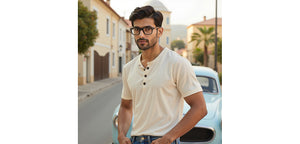 Black Rectangle Full Rim Unisex Eyeglasses by Vincent Chase-233703