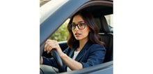 Load image into Gallery viewer, Black Rectangle Full Rim Unisex Eyeglasses by Vincent Chase-233703