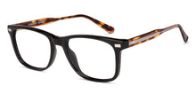 Load image into Gallery viewer, Black Rectangle Full Rim Unisex Eyeglasses by Vincent Chase-233703