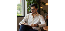Load image into Gallery viewer, Dark Grey Rectangle Full Rim Unisex Eyeglasses by Vincent Chase-233704